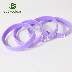 Debossed and printing concert silicone event wristband with custom logo