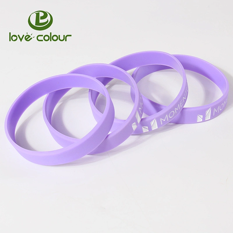 Debossed and printing concert silicone event wristband with custom logo