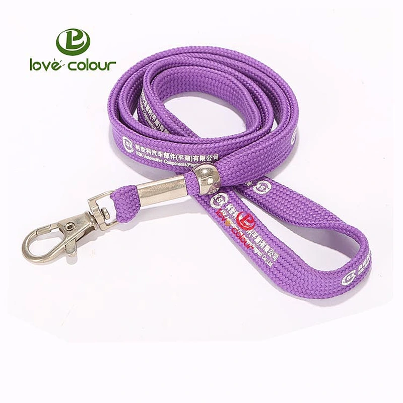 Custom bulk polyester printing tubular tube shoelace lanyards