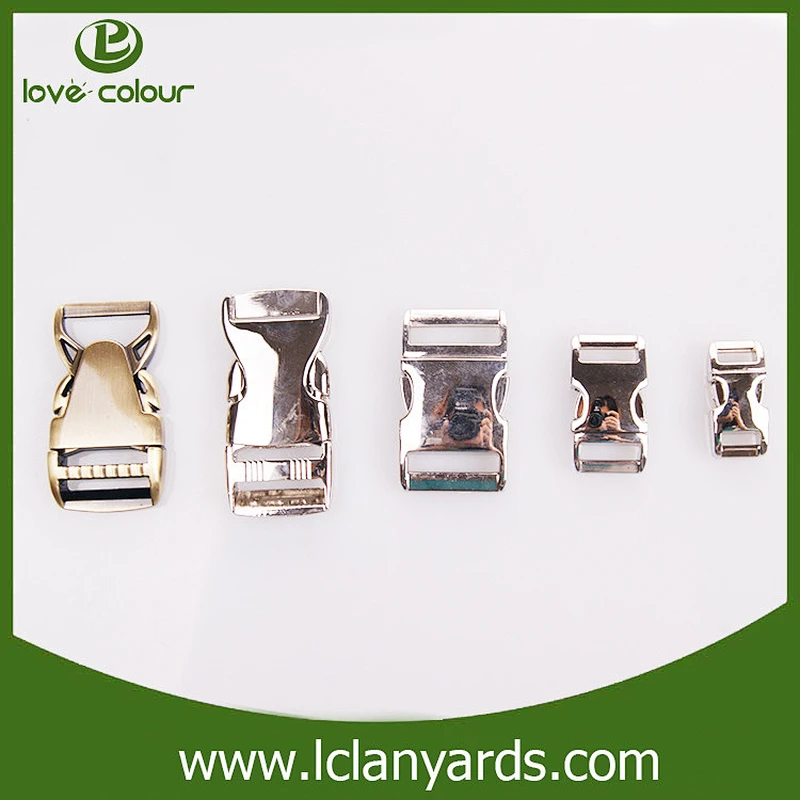Eco-friendly black plastic safety buckle for lanyard