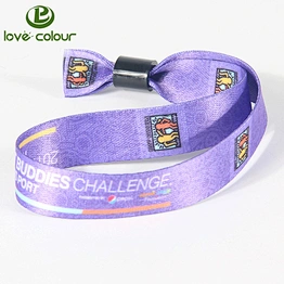 Fashion ECO friendly wristband with sublimation printing logo