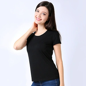 Wholesale cheap polyester printed brand t shirt for advertising