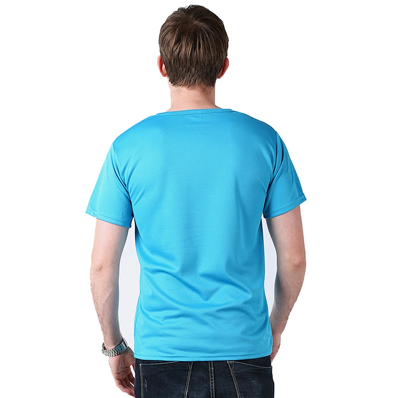 Men 100% Cotton Round Collar Custom oem Logo blank Plain T-Shirt for company activities
