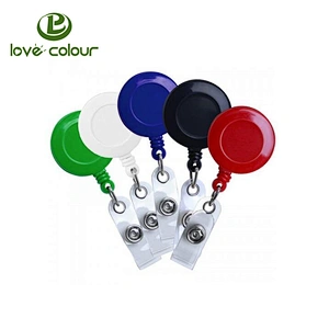 Custom plastic badge reel in different color