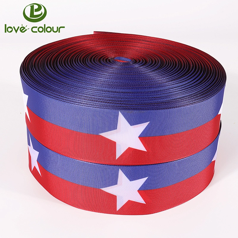 Wholesale polyester packing gros grain ribbon