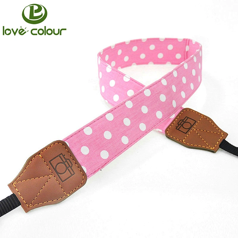 Polyester Fashion Cute Custom Camera Strap For DSLR