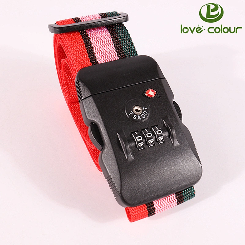 Lovecolour Hot Sale 2M Polyester TSA Lock Luggage Suitcase Belt