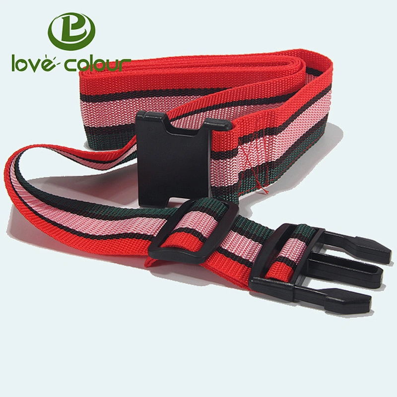 Custom Multi-color Travel Luggage Strap/Belt Suitcase Backpack Bag Strap
