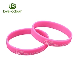 Custom mixed colour silicone wrist ring rubber wristband