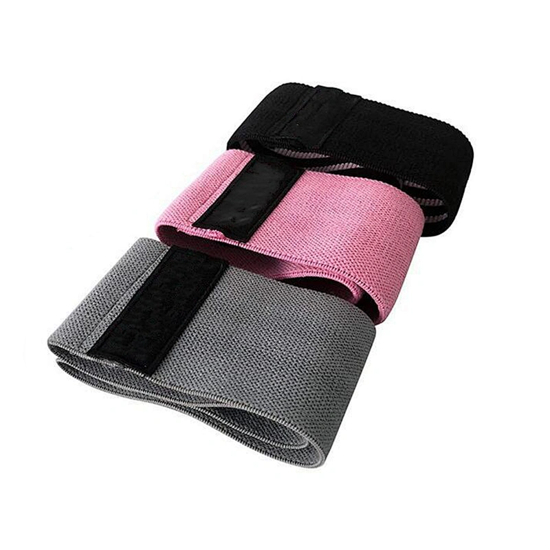 Custom logo yoga fitness Exercise Fabric Workout Non-Slip Resistance Bands