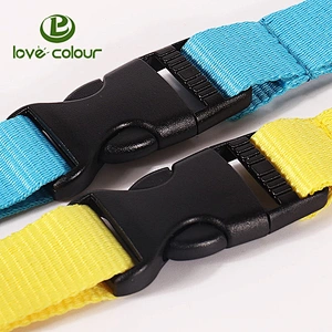 Custom 20mm/25mm/32mm/38mm/50mm Lanyard and luggage belt accessories plastic quick release snap buckle