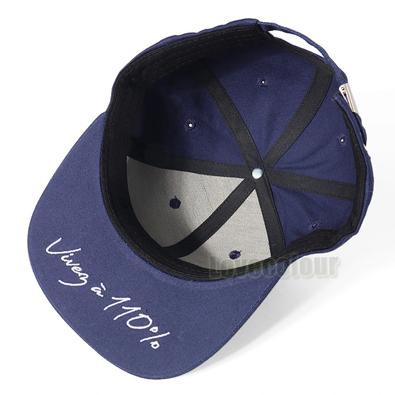 Custom Comfortable Durable 100% Cotton Classic Soft Adjustable Dad Snapback Hat Plain Hip Hop Baseball Cap