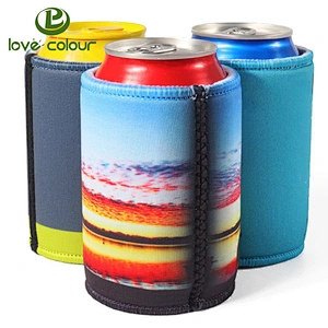 Customized christmas neoprene beer coolies cooler sleeve cover holder