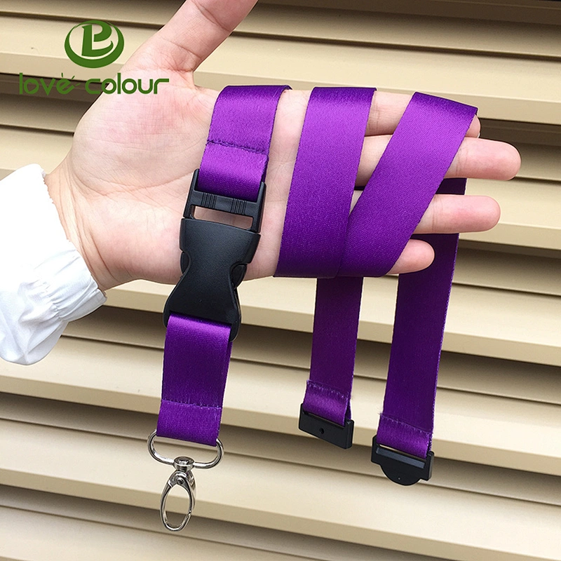 Printing polyester two sides heat transfer sublimation custom logo lanyards