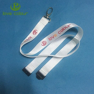 Popular items silk-screen print lanyards for employee id