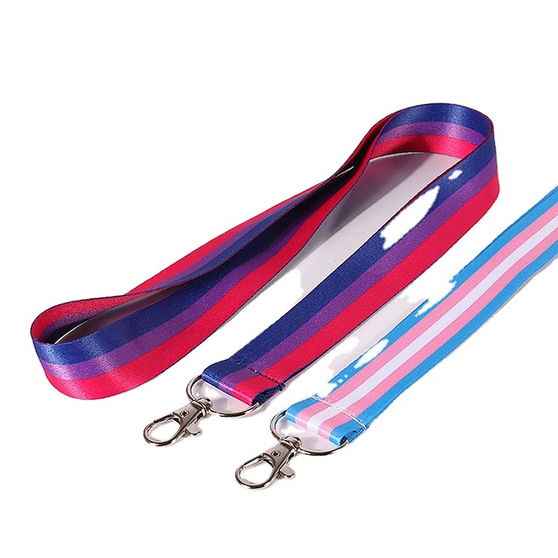 Polyester custom police neck lanyard with whistle