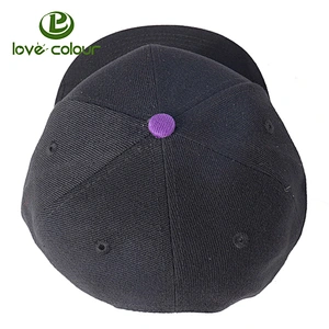 Customized Unisex Embroidery Snapback Hat Flat Brim Hip Hop Cap