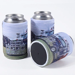 New Product Custom Printing Insulated Neoprene Can Holder Sleeves Beer Coolers