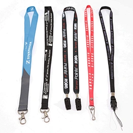 Hot Custom Made Your Own Logo Woven / Heat Transfer / Sublimation / Silkscreen Printing ID Badge Card Holder Event Lanyard