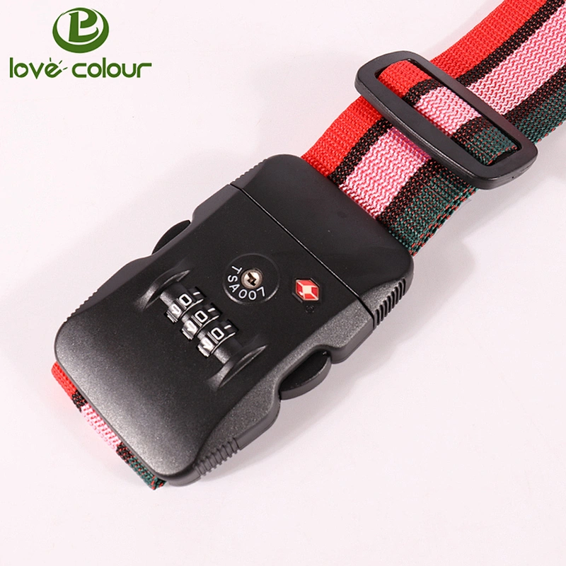 Lovecolour Hot Sale 2M Polyester TSA Lock Luggage Suitcase Belt