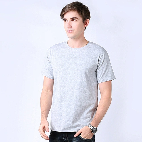 Custom Regular Men's Comfort Stretch Crew Neck T-Shirt