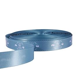 Custom printed satin decorative ribbon for gift