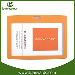 Wholesale Eco-friendly material id card holder fancy name badge card holder