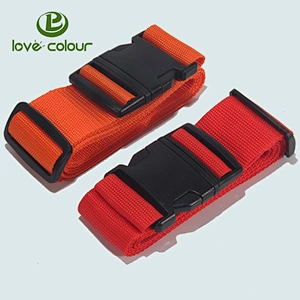 Custom Multi-color Travel Luggage Strap/Belt Suitcase Backpack Bag Strap