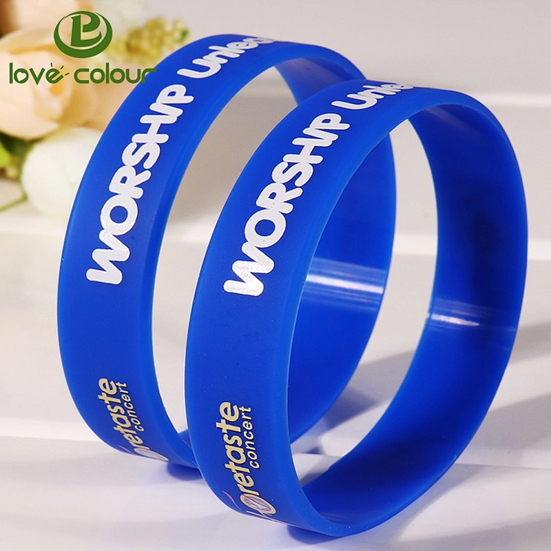 Custom Silicon Bracelet Adjustable Silicon Wrist band for promotion