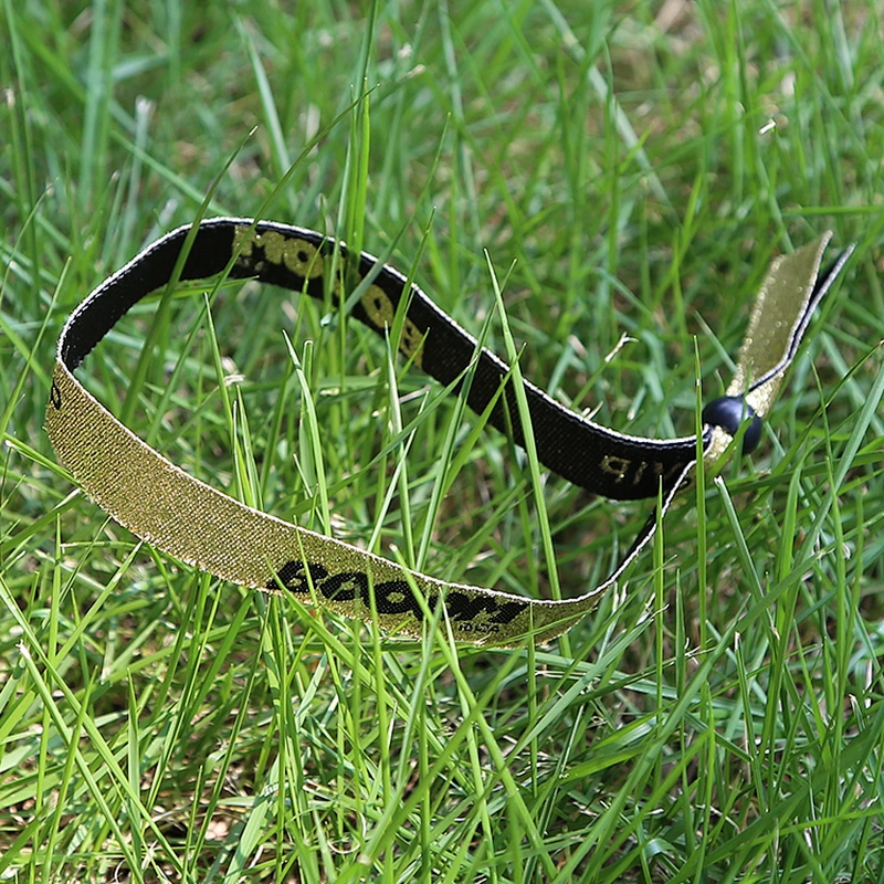 Fashion polyester fabric woven wrist band