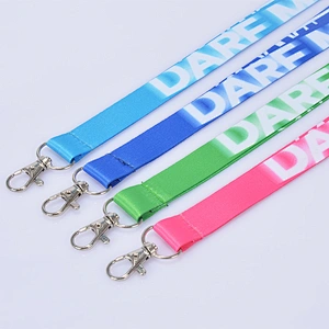 Custom Polyester Dye Sublimation Lanyard Strap