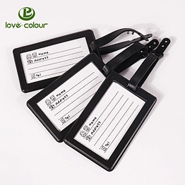 Cartoon Cute Luggage Tags Suitcase Label Bag PVC Name Address Card