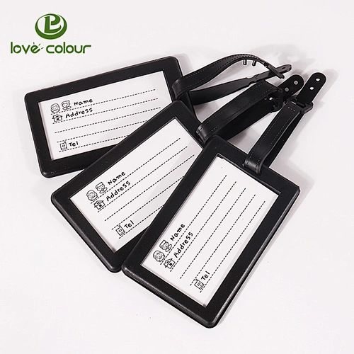 Cartoon Cute Luggage Tags Suitcase Label Bag PVC Name Address Card