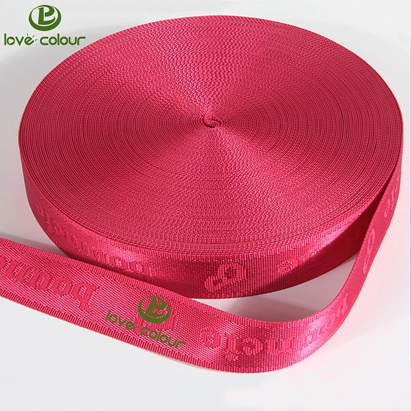 Wholesale nylon 30mm safety seat belt webbing straps with your printing