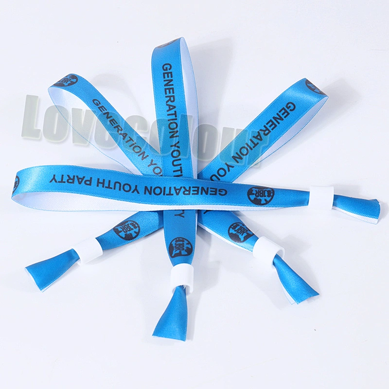 Good quality custom fabric RPET wristband for wholesale
