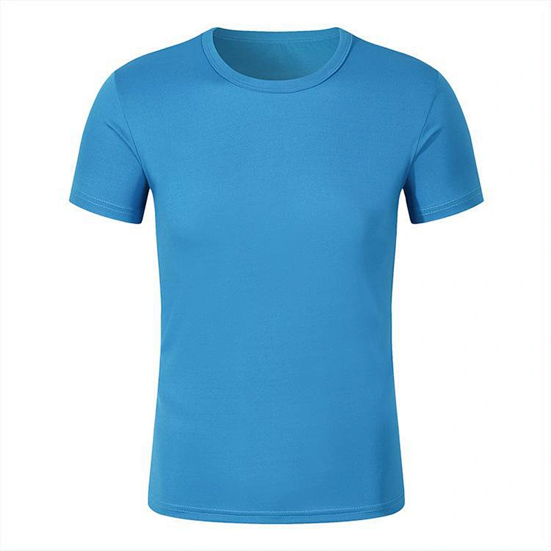 Cheap custom screen printed white t shirts cotton polyester promotional oem tshirts