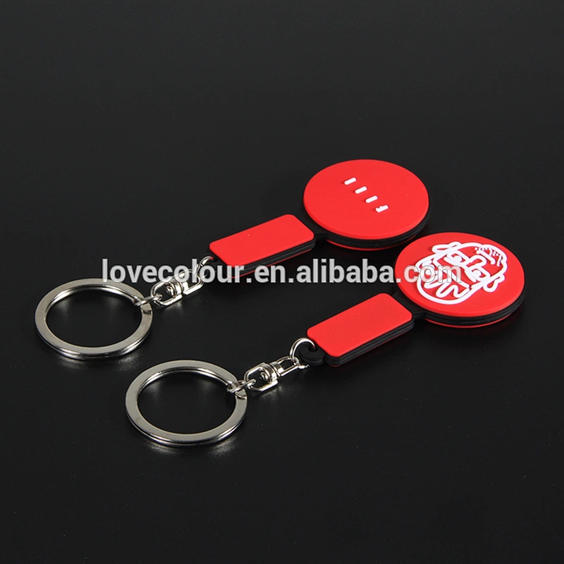 Silicone keychain customized your own logo