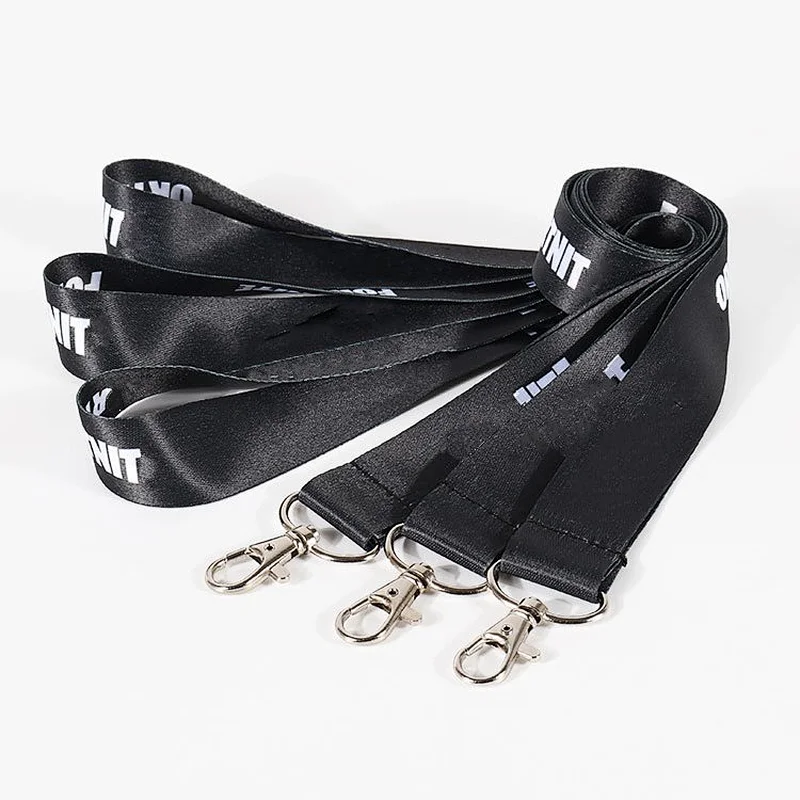 No Minimum Order Cheap Personalized Neck Printing Polyester Sublimation Custom Lanyards