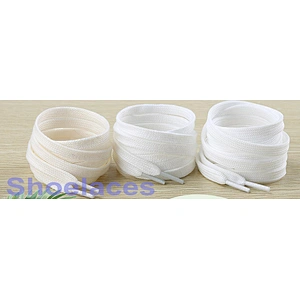 Custom Printed Shoelaces Polyester Flat Shoelace with Plastic Tips