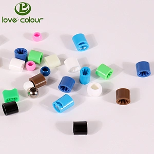 Different Color Plastic Slide Closure Buckle Lock Clasp For Event Fabric Wristbands