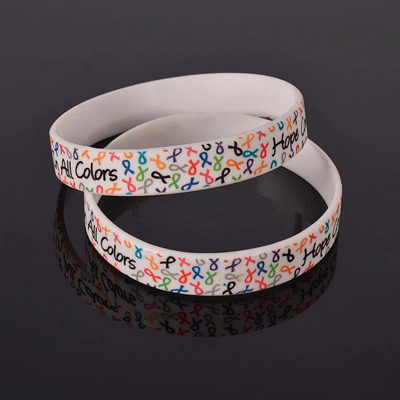 Factory custom no minimum philippine silicone wristbands
