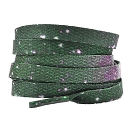 Promotion custom logo printed shoe laces flat polyester shoelaces