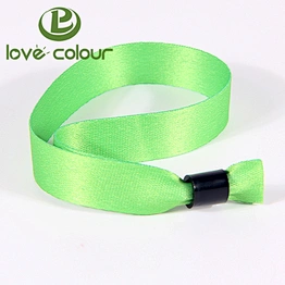 Custom festival polyester fabric sublimation wristband for events