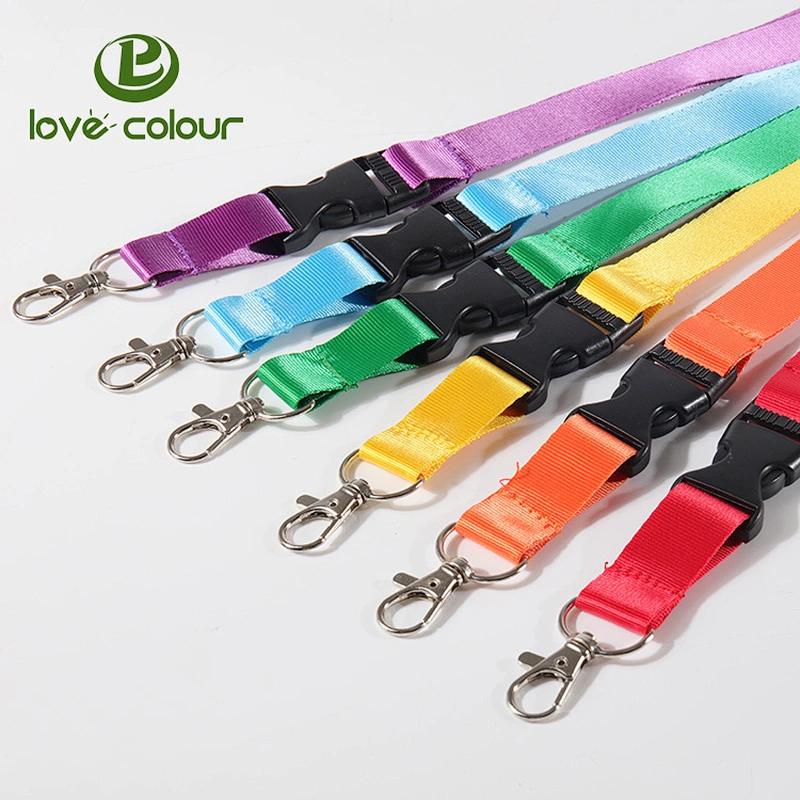 Various colors personalized customized sublimation printed lanyard for DIY
