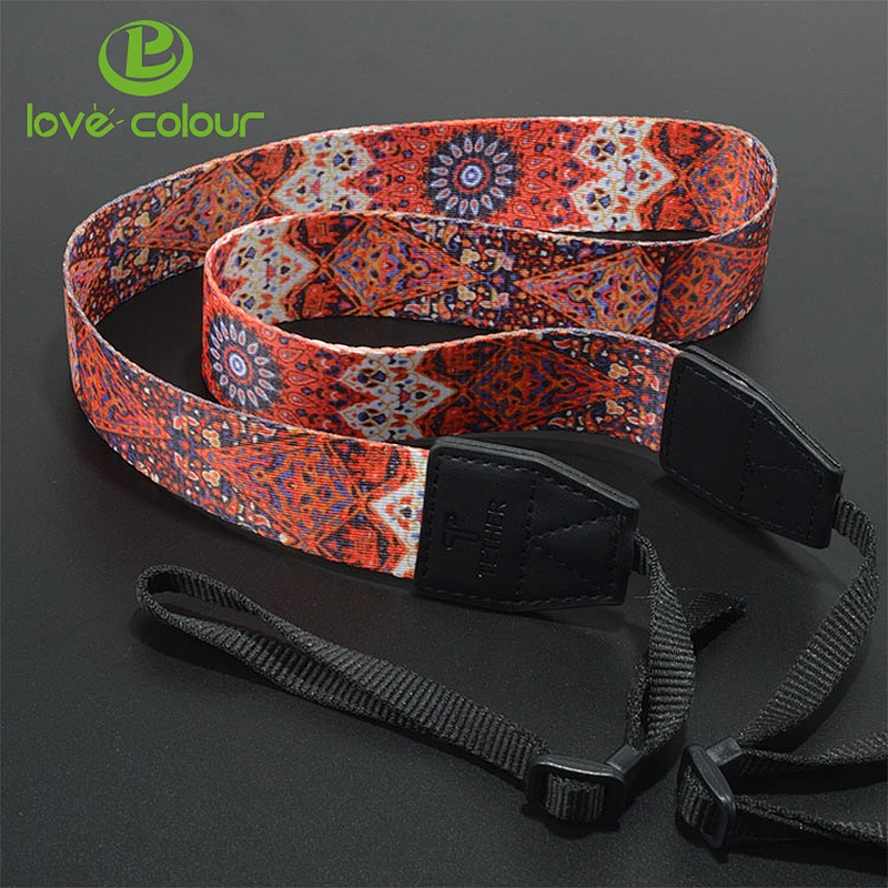 Custom polyester printed neck camera strap