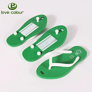 Travel Luggage Labels Bright Colorful Silicone ID Card Holder Tag for Suitcase