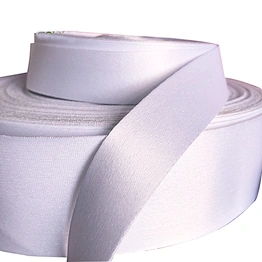 Custom polyester thick white ribbon for sublimation