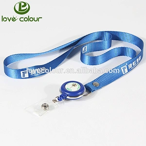 Guangzhou manufacturer silk screen printed student ID card lanyard
