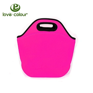 Solid Color Custom Kids Insulated Neoprene Lunch Bag