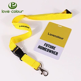 Custom Polyester 20mm Lanyard with Safety Break away and Card Holder